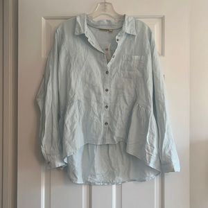 Anthropologie Button Down Top NWT